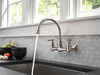 Two Handle Wall Mounted Kitchen Faucet