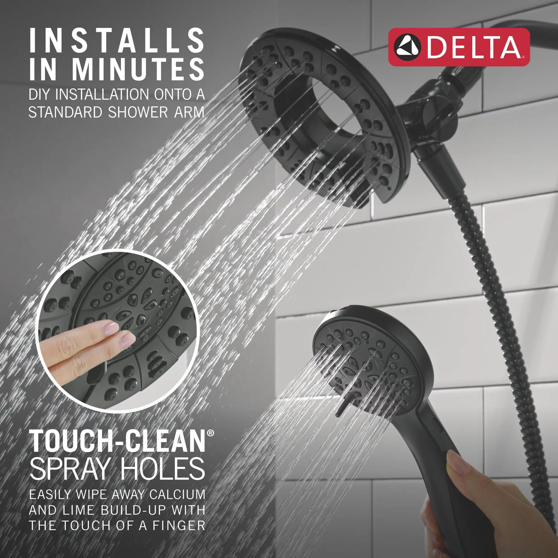 4-Setting Two-in-One Shower