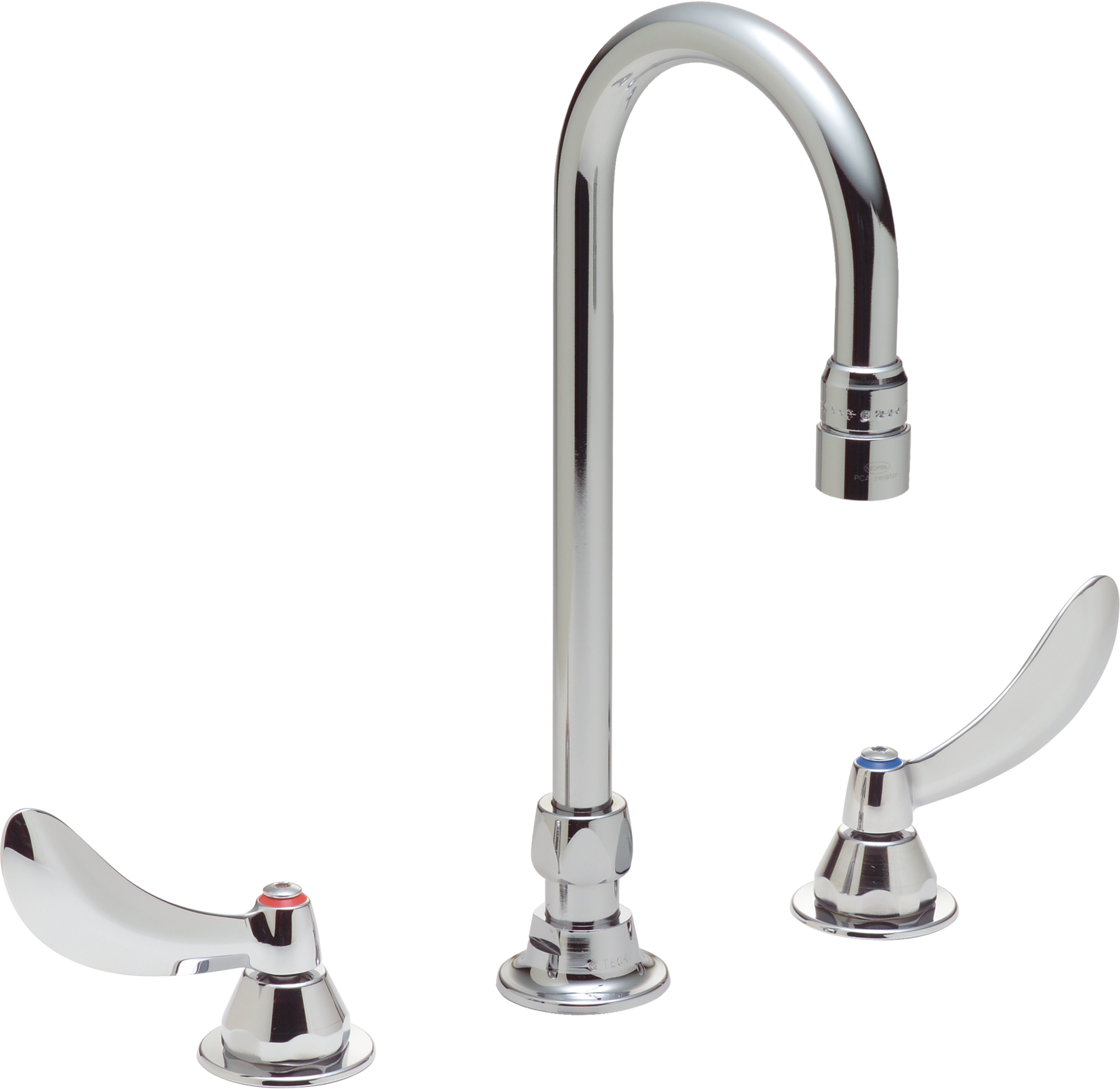 Two Handle 8 In Below Deck-Mount Faucet