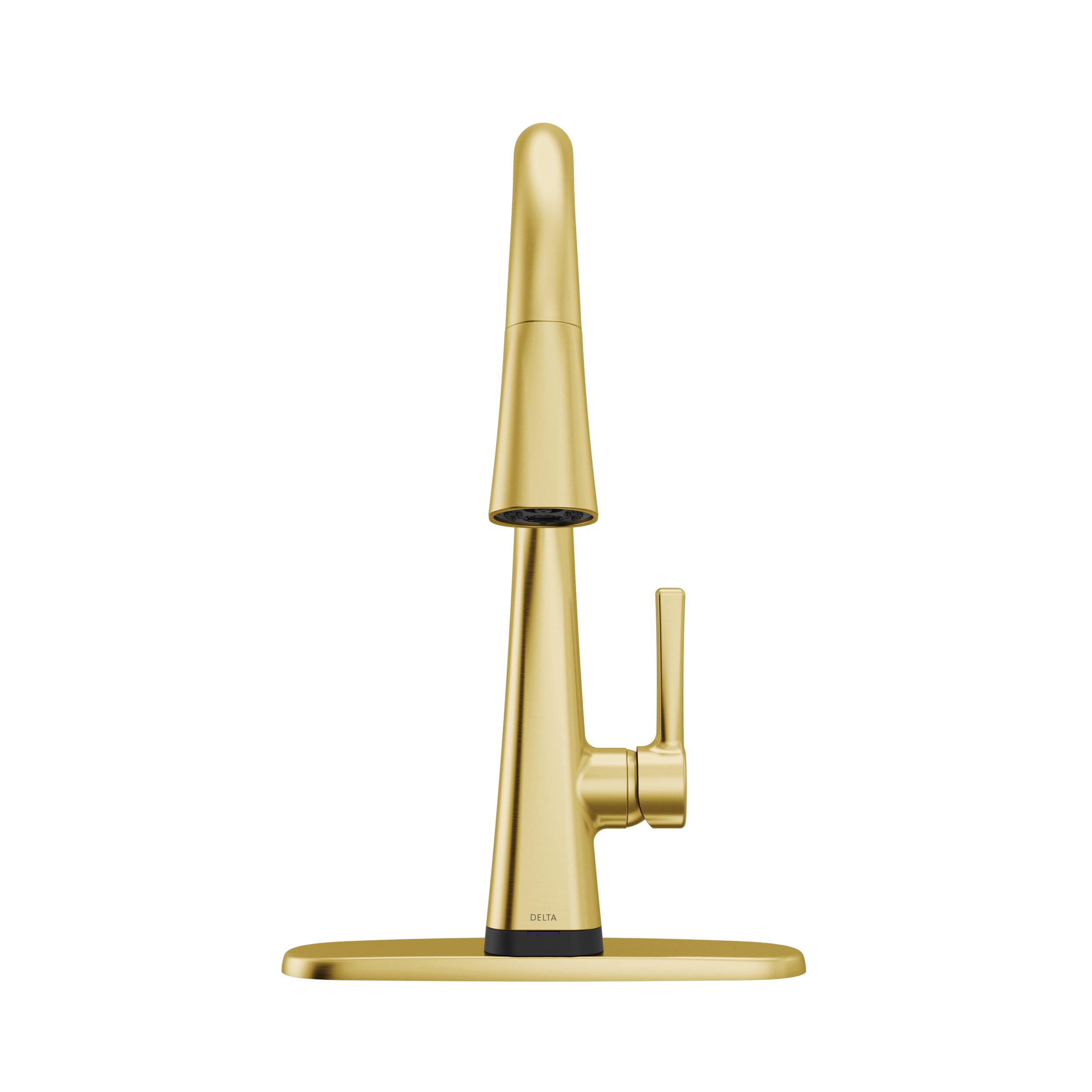 Touch2O Pull-Down Kitchen Faucet with Soap Dispenser Bundle in