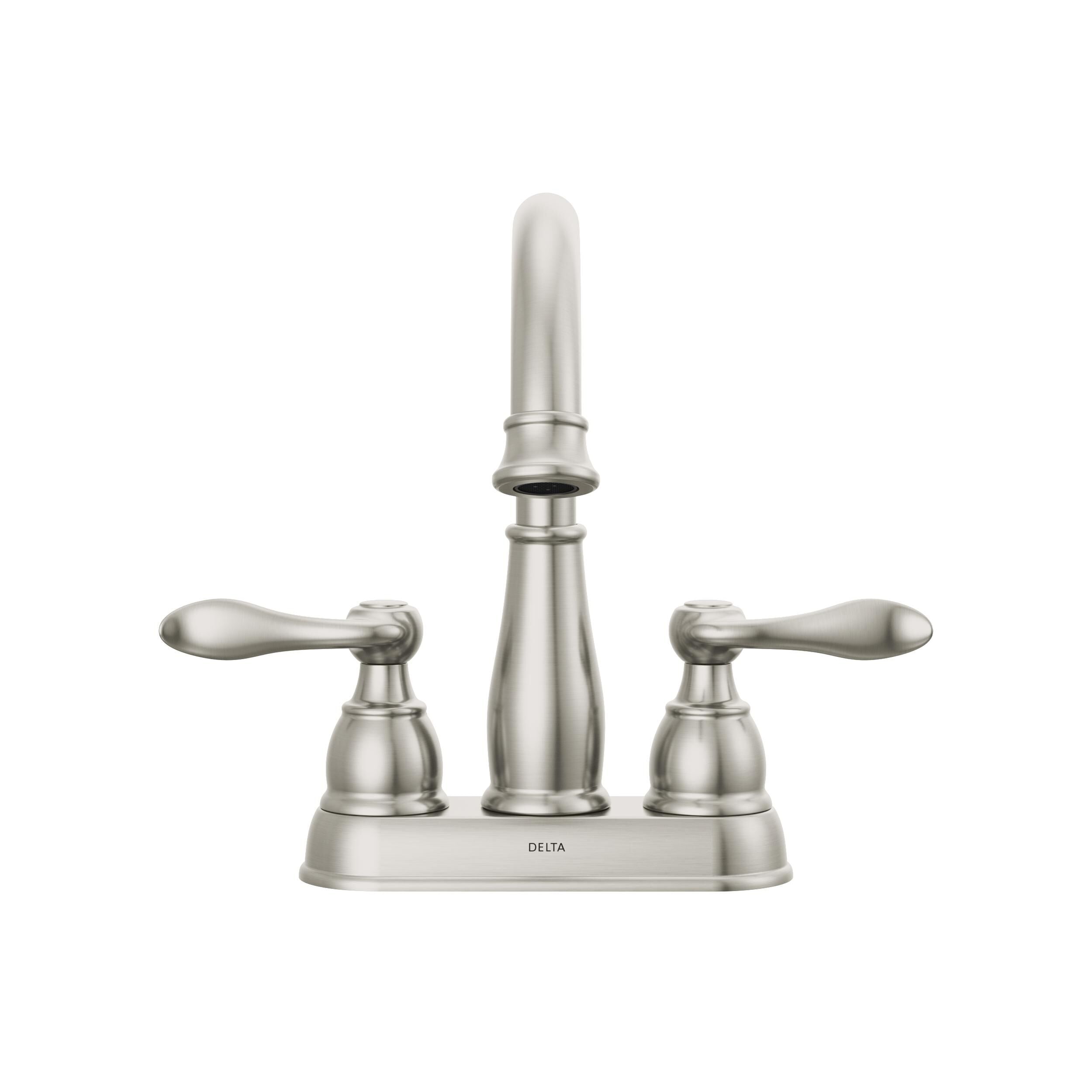 Two Handle Centerset Bathroom Faucet in Brushed Nickel 25896LF-BN