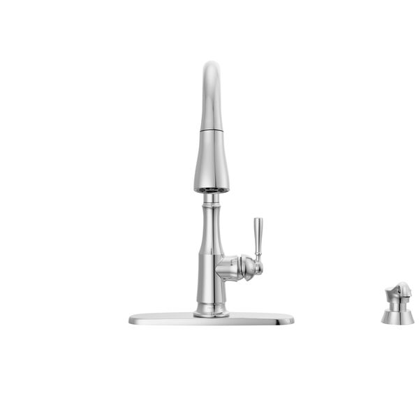 Pull-Down Kitchen Faucet w/Soap (Recertified)