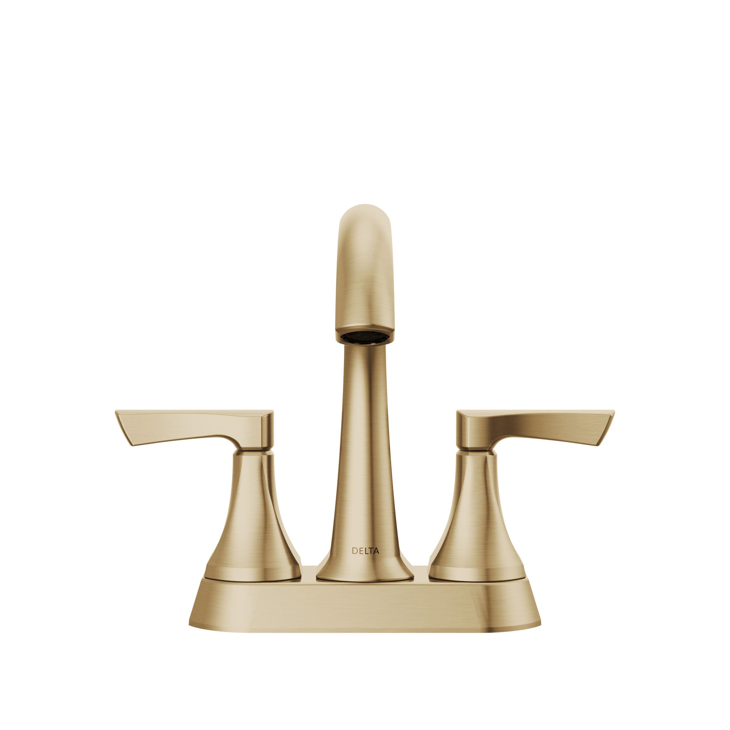 Two Handle Centerset Bathroom Faucet in Champagne Bronze 25892LF