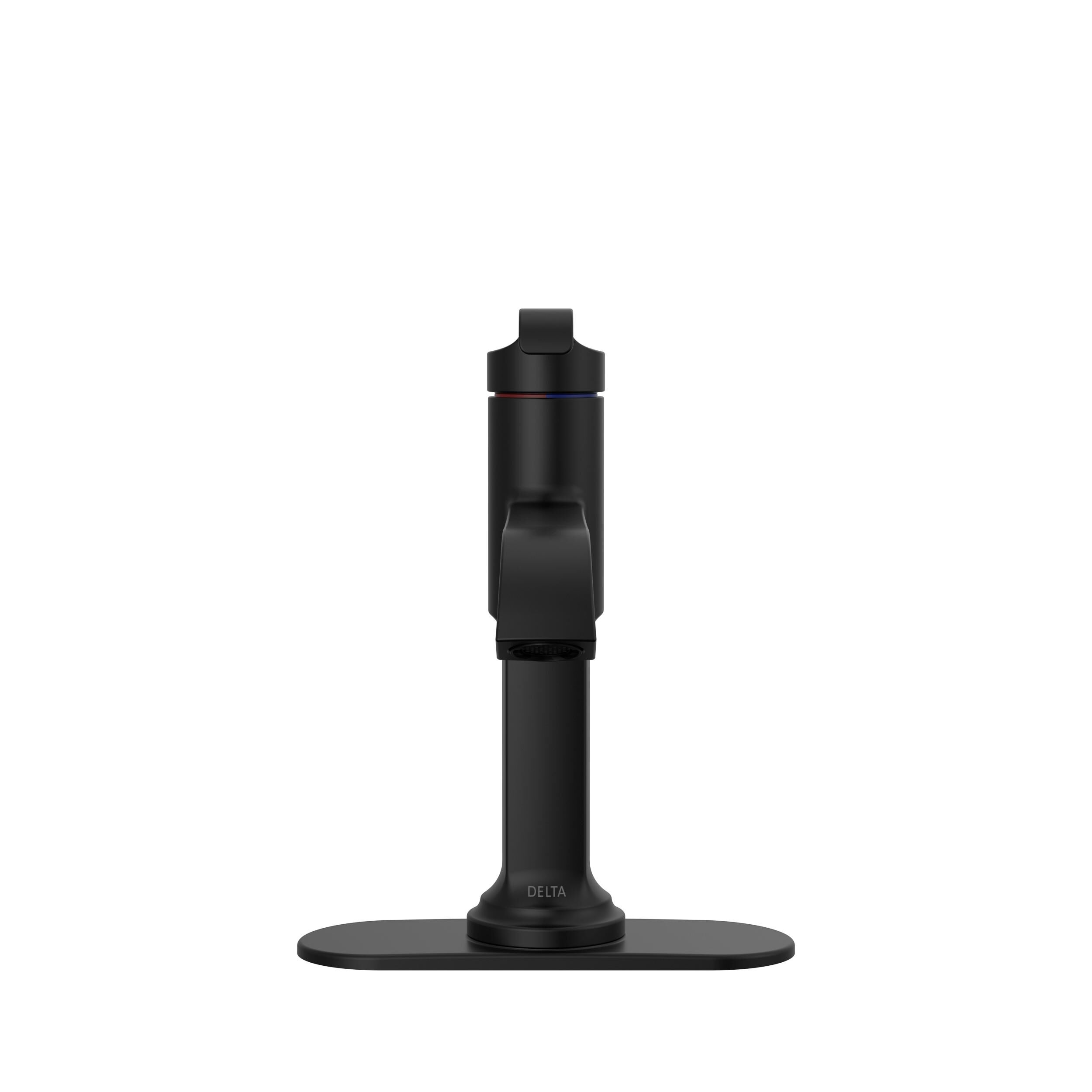 Single Handle Bathroom Faucet in Matte Black 589-BL-DST | Delta Faucet