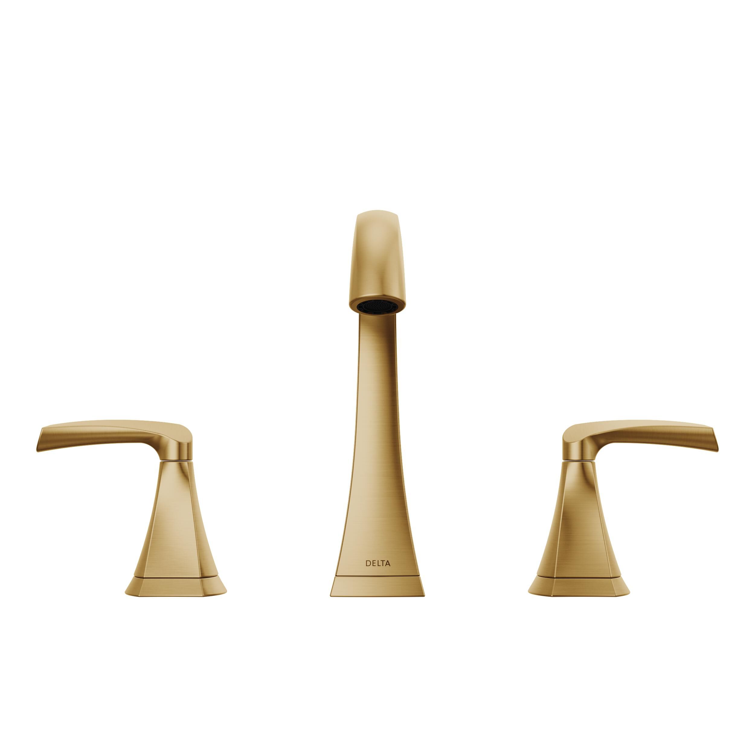Two Handle Widespread Bathroom Faucet in Champagne Bronze 35899LF