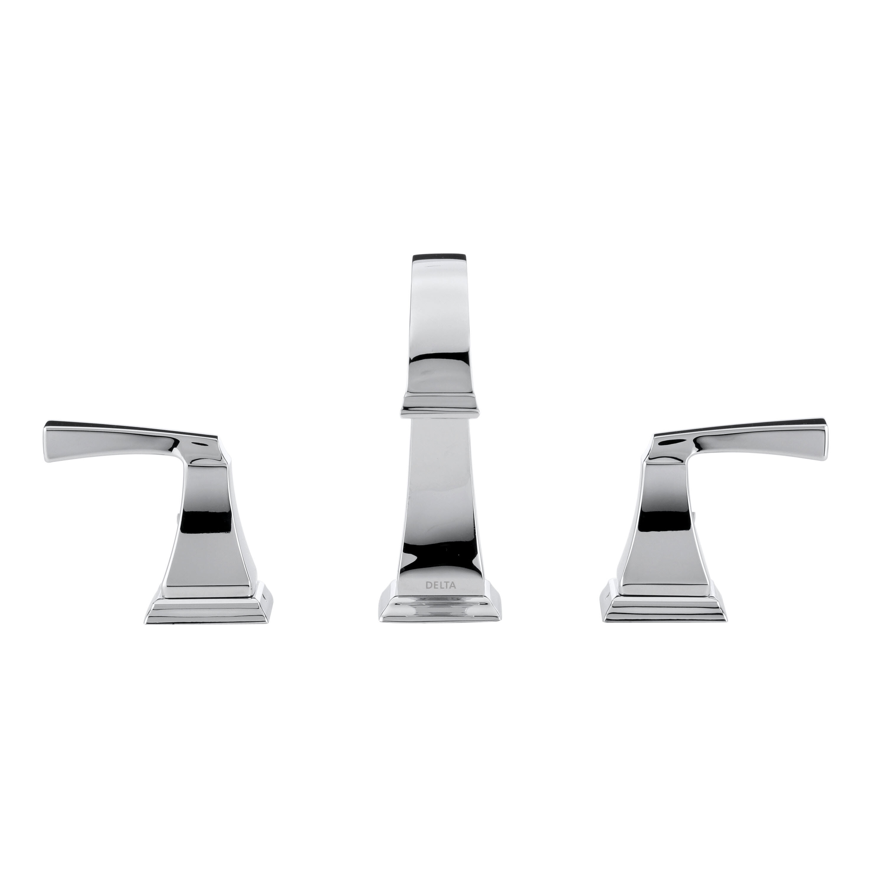 Two Handle Widespread Bathroom Faucet in Chrome 3551LF | Delta Faucet