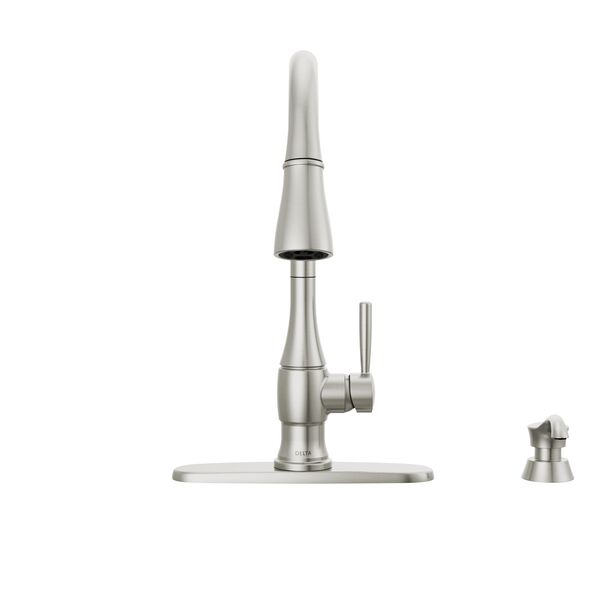 Pull-Down Kitchen Faucet w/Soap (Recertified)