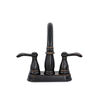 Two Handle Centerset Bathroom Faucet (Recertified)