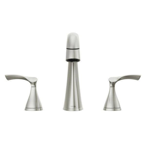 Two Handle Widespread Pull-Down Bathroom Faucet