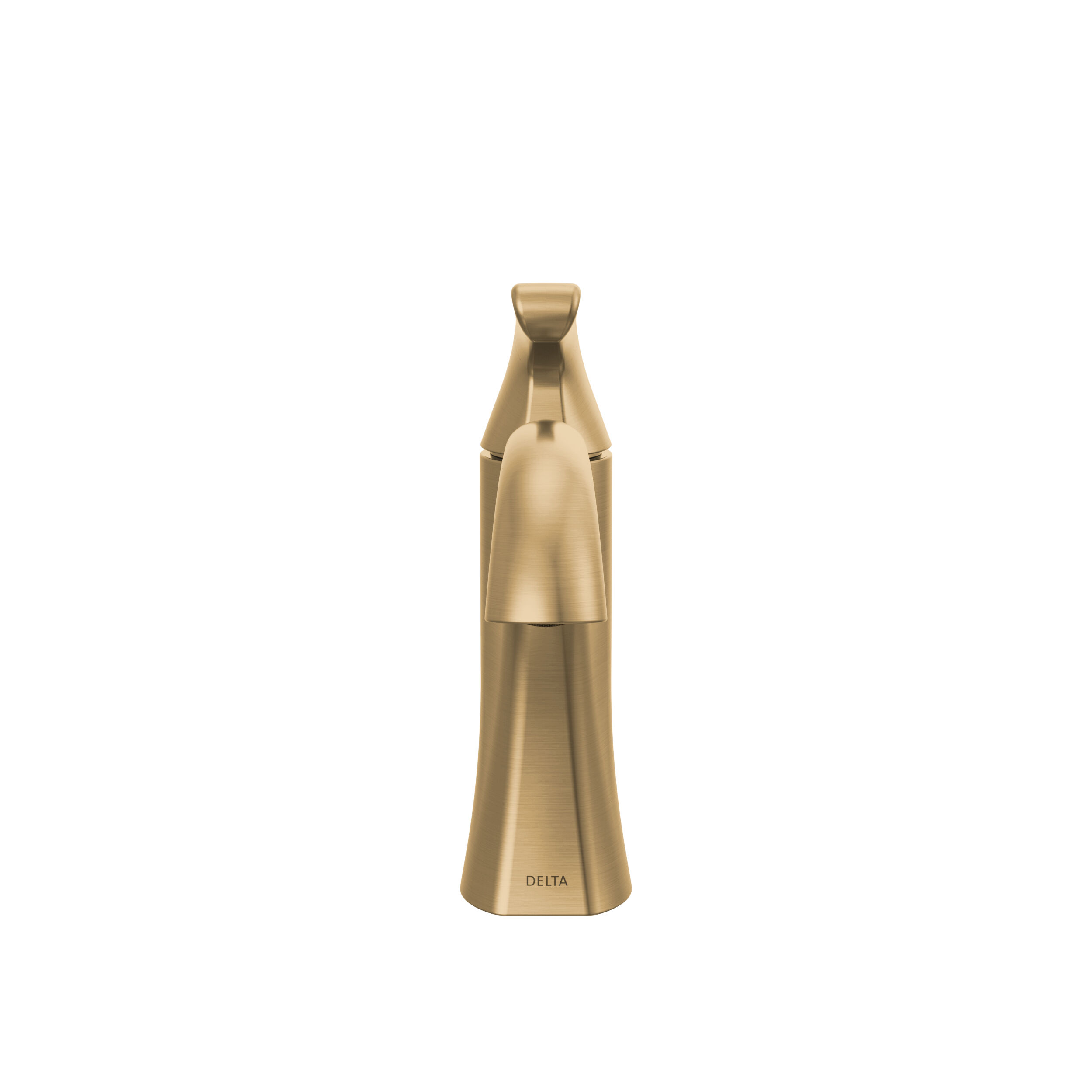 Single Handle Centerset Bathroom Faucet in Champagne Bronze
