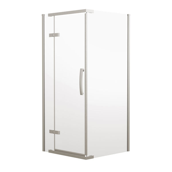 36" x 36" Frameless Shower Enclosure