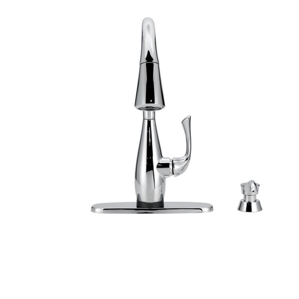 Single Handle Pull-Down Kitchen Faucet with Touch2O&reg; and ShieldSpray&reg; Technologies