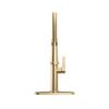 Single Handle Pull-Down Spring Kitchen Faucet
