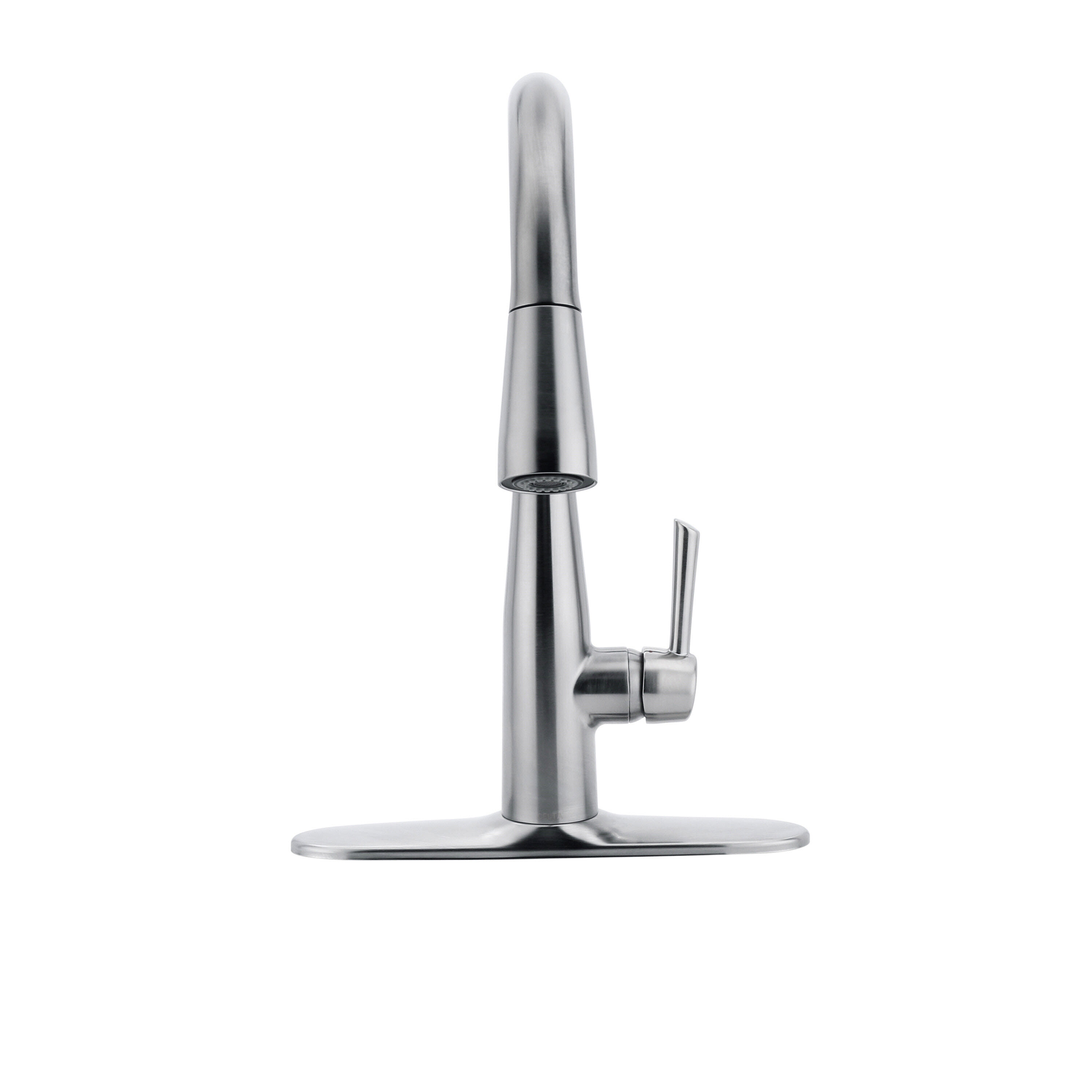 Single Handle Pull-down Kitchen Faucet (Recertified) in Arctic