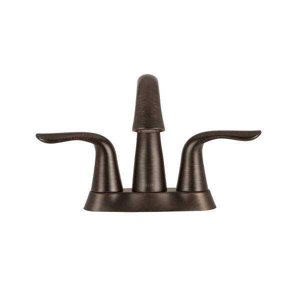 Two Handle Centerset Bathroom Faucet (Recertified)