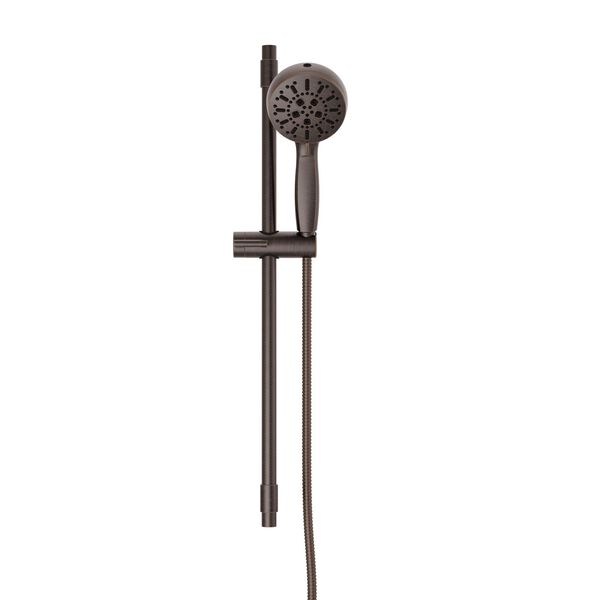 7-Setting Slide Bar Hand Shower with Cleaning Spray