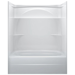 60" x 32" One Piece Tub Shower-Right Drain