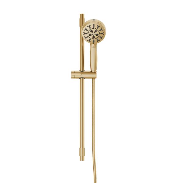 7-Setting Slide Bar Hand Shower with Cleaning Spray