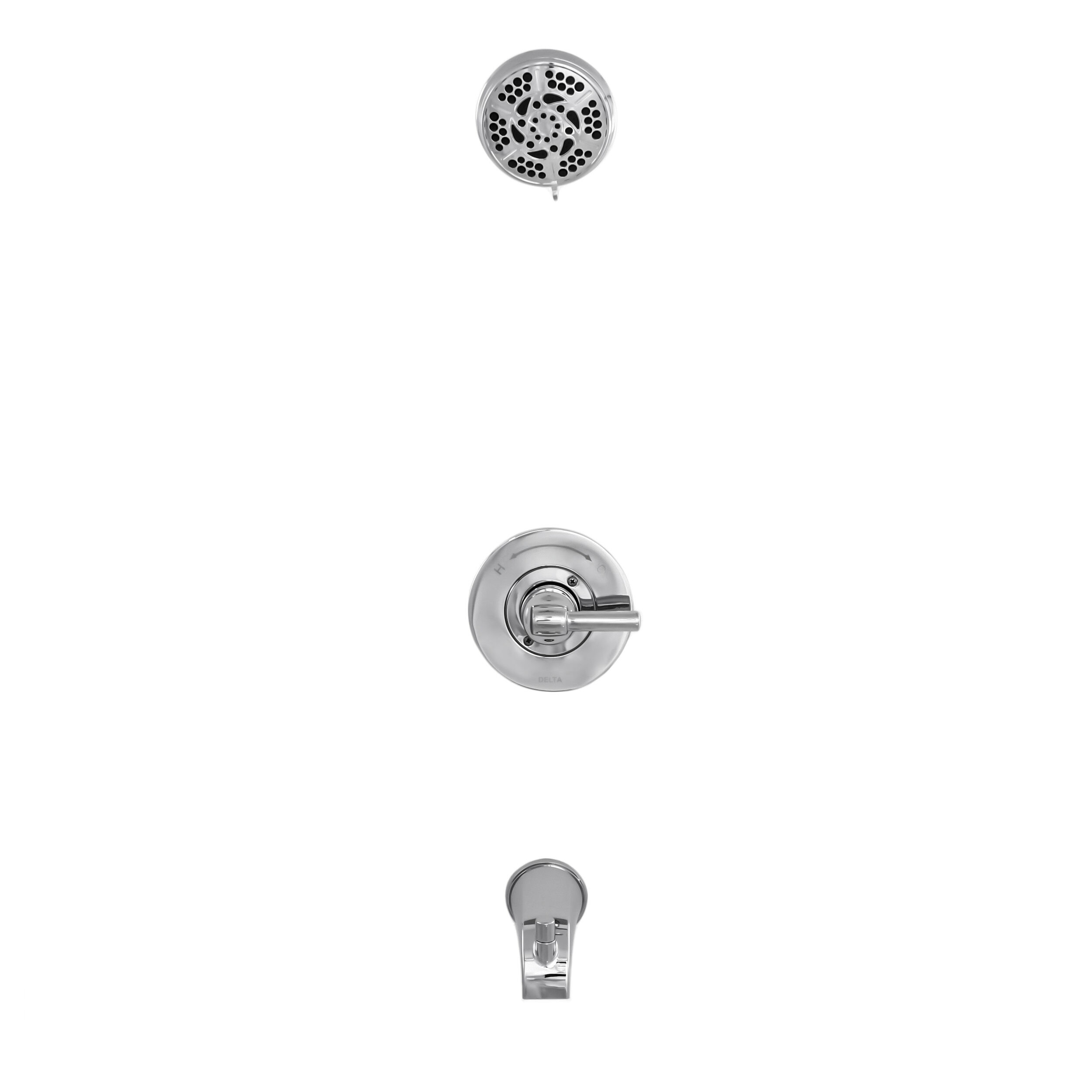 tosboi超稀少・別注品CALIFORNIA MFG.CO.B-7 Monitor® 14 Series Tub & Shower Trim in Chrome 144891 | Delta Faucet
