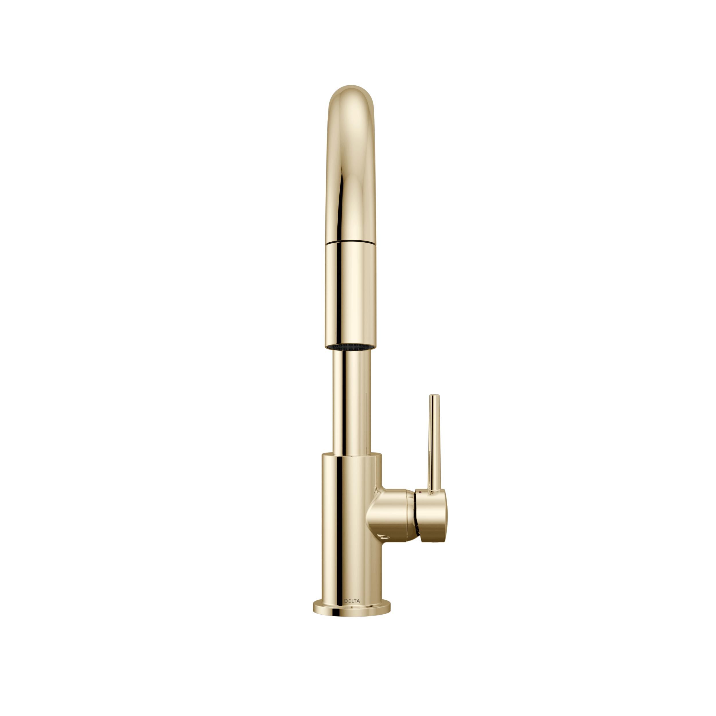 Single Handle Pull-Down Kitchen Faucet in Polished Nickel 9159-PN