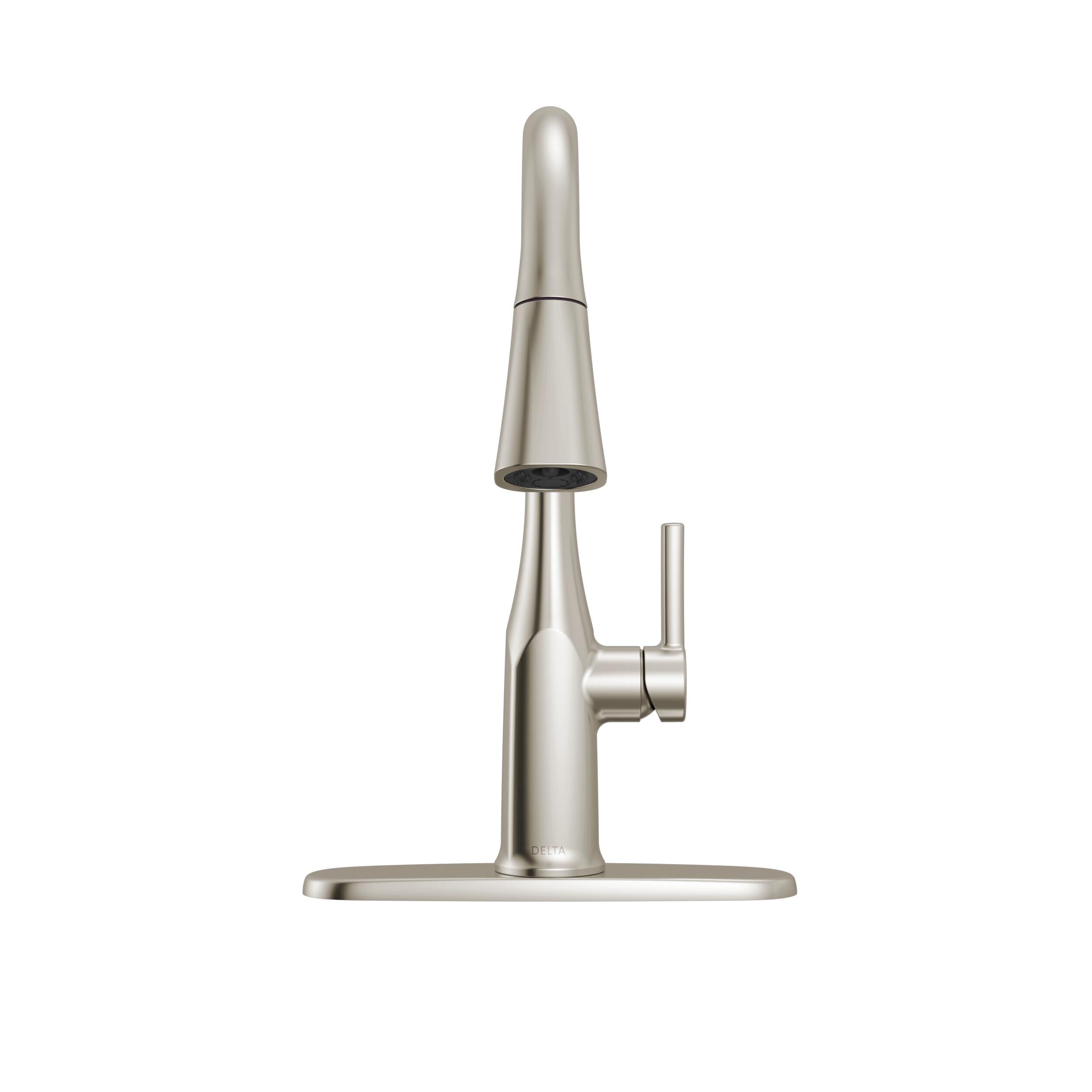 Single Handle Pull-Down Kitchen Faucet in Stainless 19728LF-SS