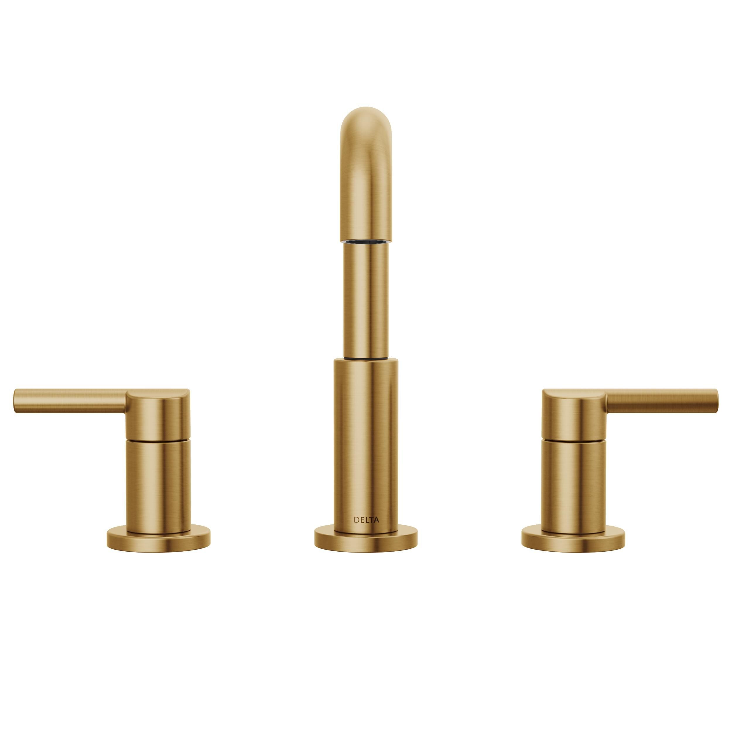 Two Handle Widespread Bathroom Faucet in Champagne Bronze 35849LF
