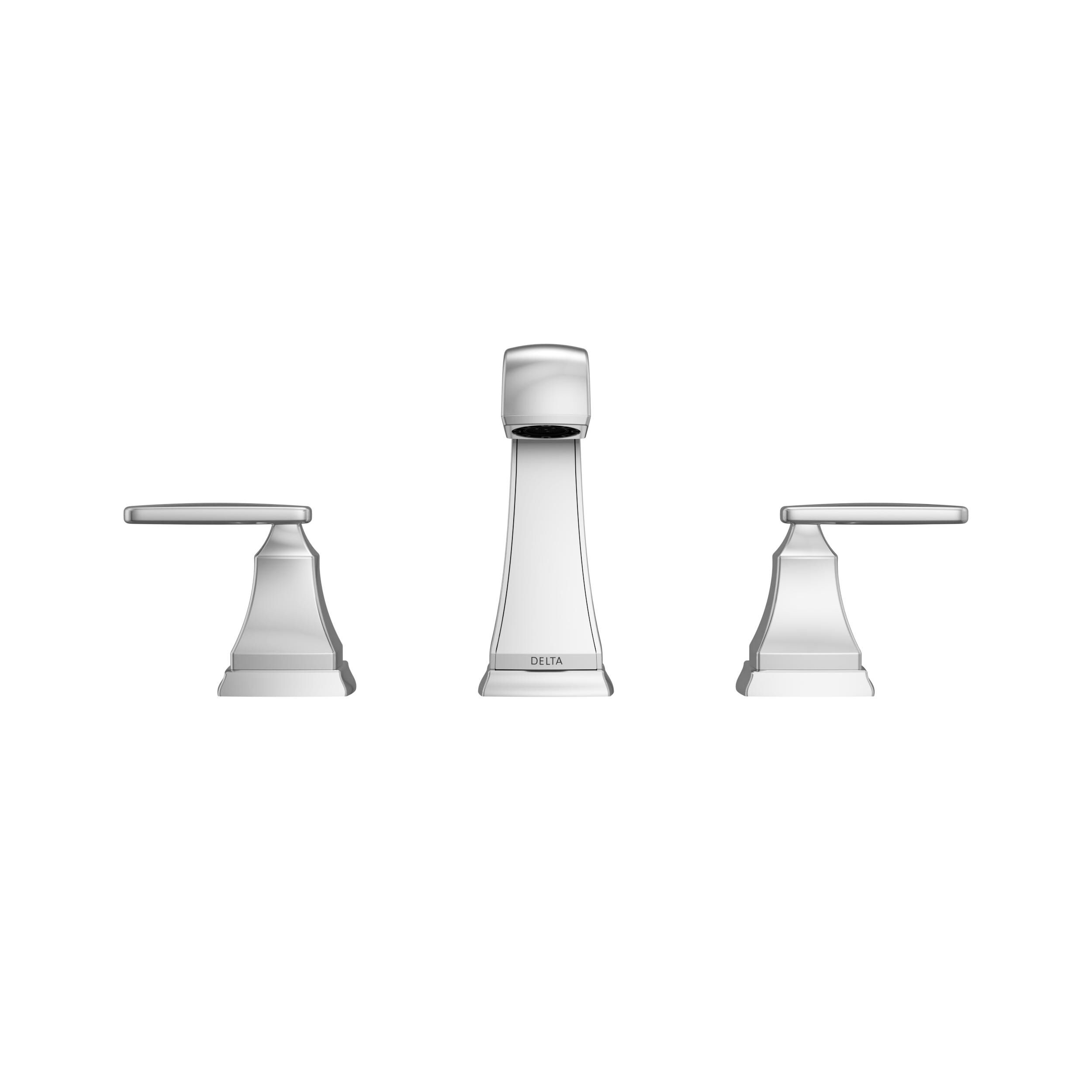 Two Handle Widespread Bathroom Faucet in Chrome 3564-MPU-DST