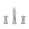 Two Handle Widespread Pull Down Bathroom Faucet