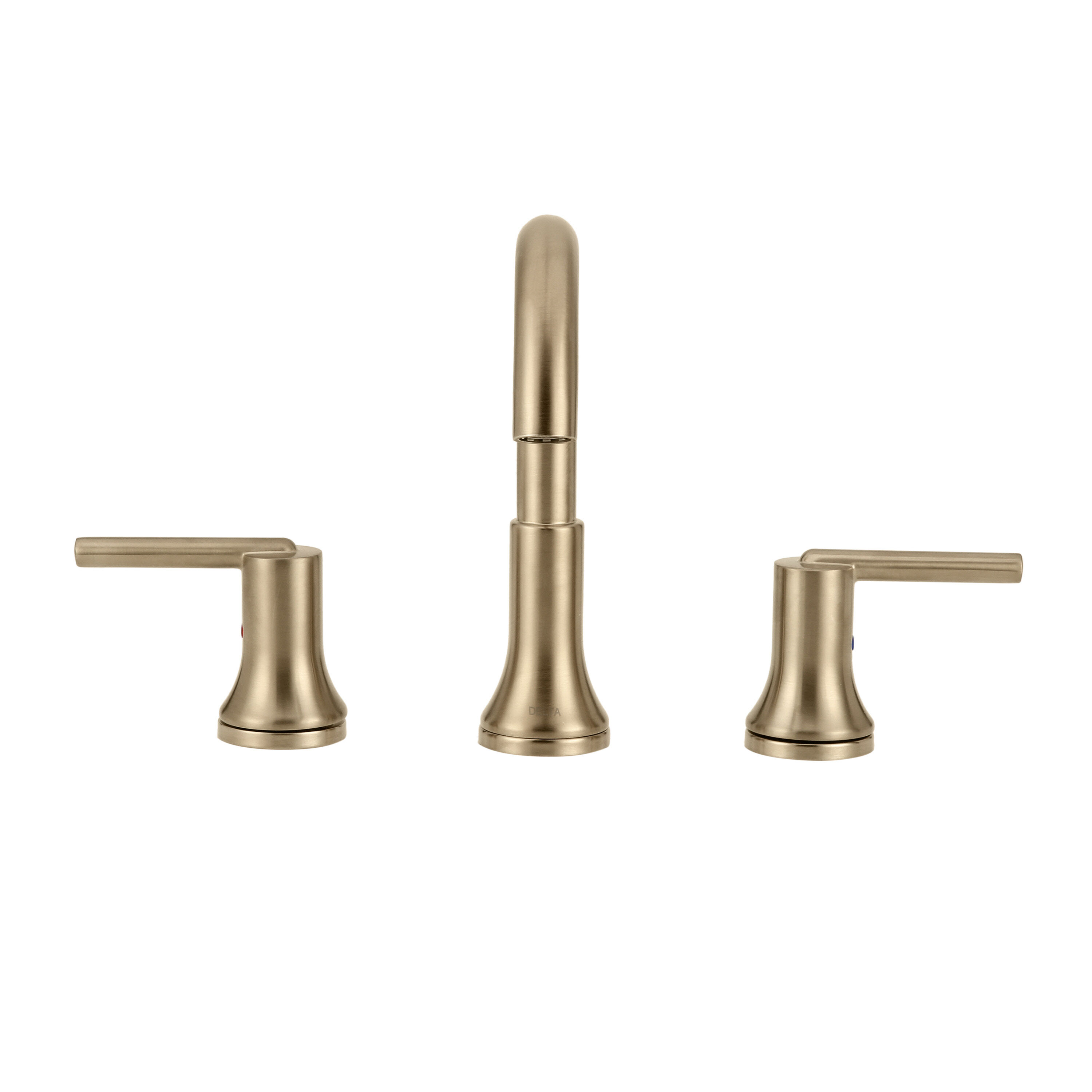 Two Handle Widespread Bathroom Faucet in Champagne Bronze 3559