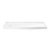 60 x 32" Curved Alcove Shower Base with Left Drain