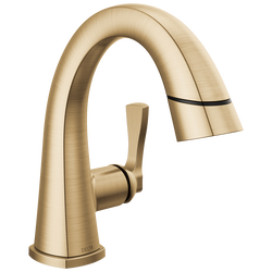 Single Handle Pull Down Bathroom Faucet