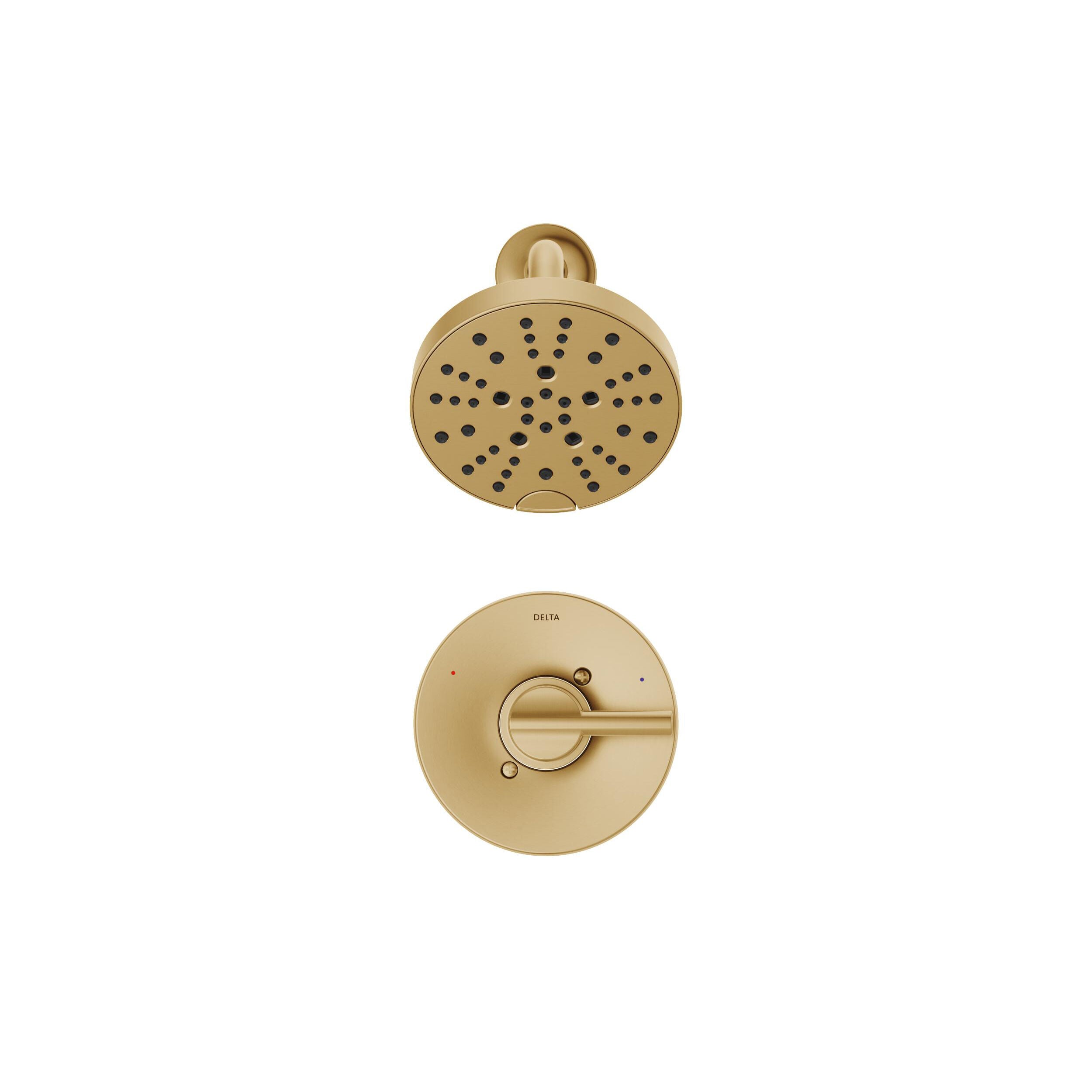 シャチ Shower Rough & Trim 14S (Recertified) in Champagne Bronze 142749