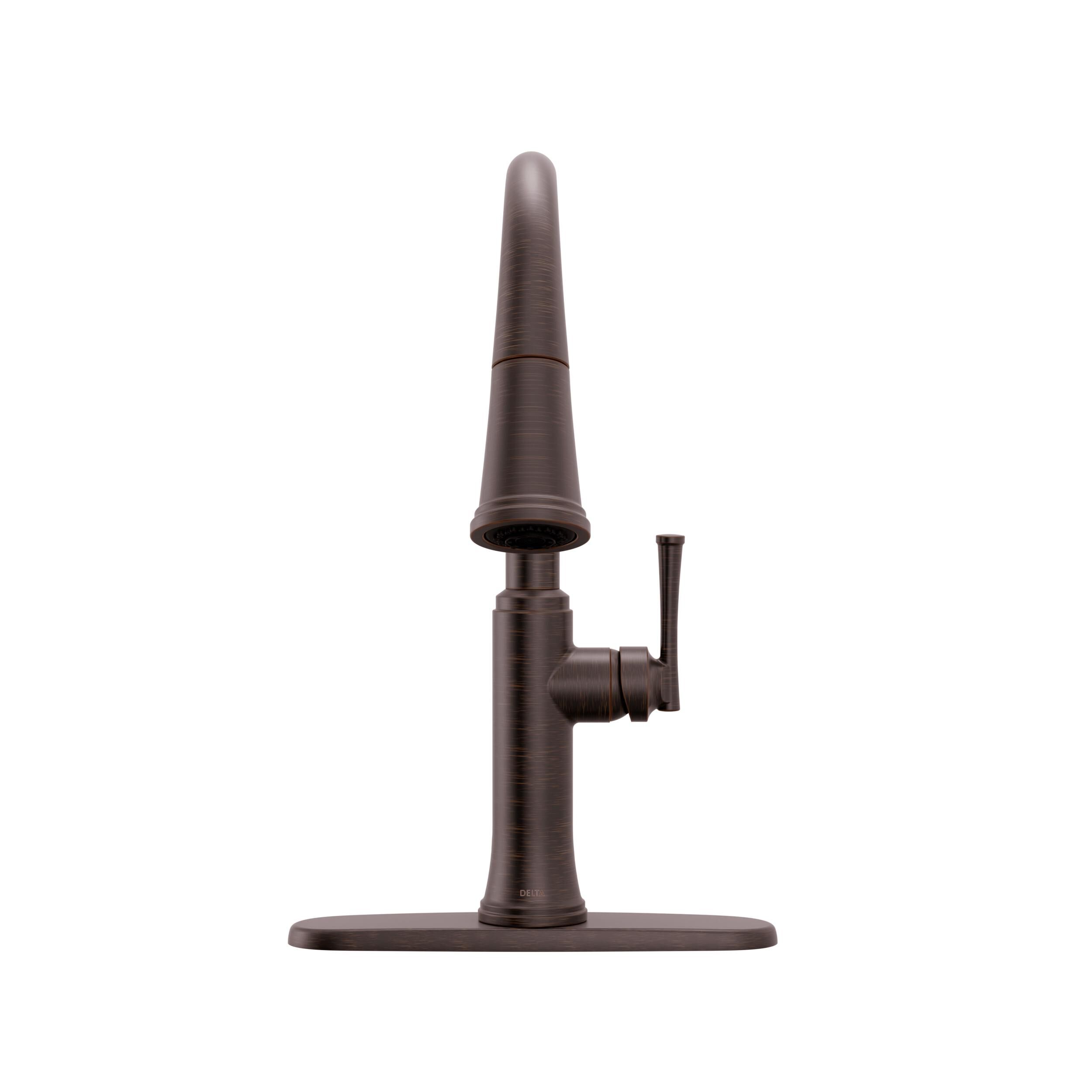 DELTA ビンテージARDORE FP Single Handle Pull-Down Kitchen Faucet in Venetian Bronze 19842-RB
