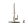 Single Handle Pull-Down Kitchen Faucet with Soap Dispenser and ShieldSpray&reg; Technology