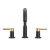 Two Handle Widespread Pull-Down Bathroom Faucet