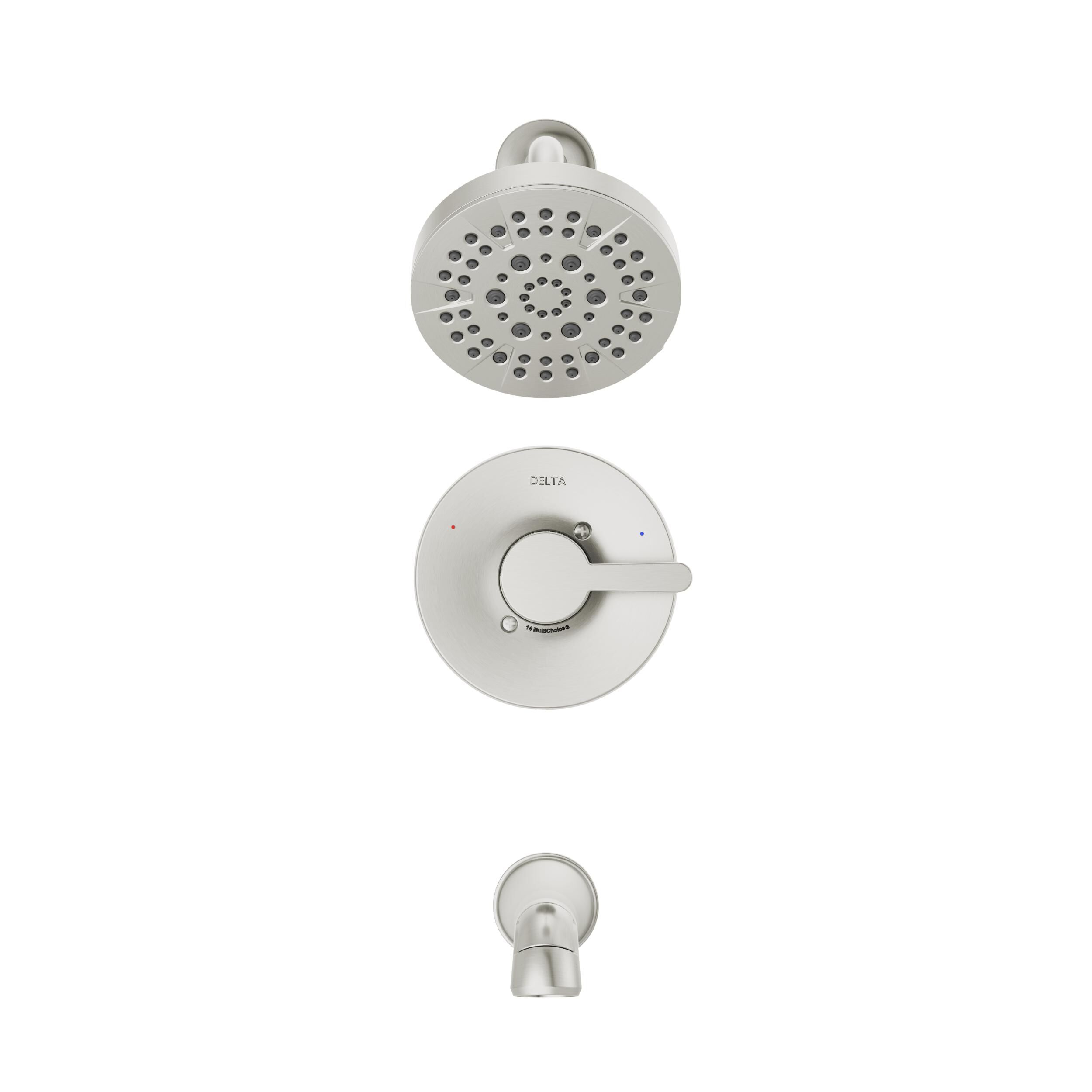 Monitor® 14 Series Tub and Shower in Spotshield Brushed Nickel