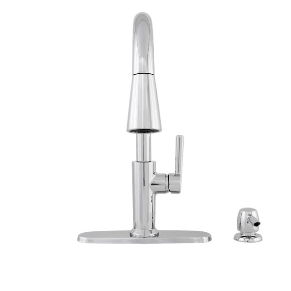 Pull-Down Kitchen Faucet w/Soap (Recertified)