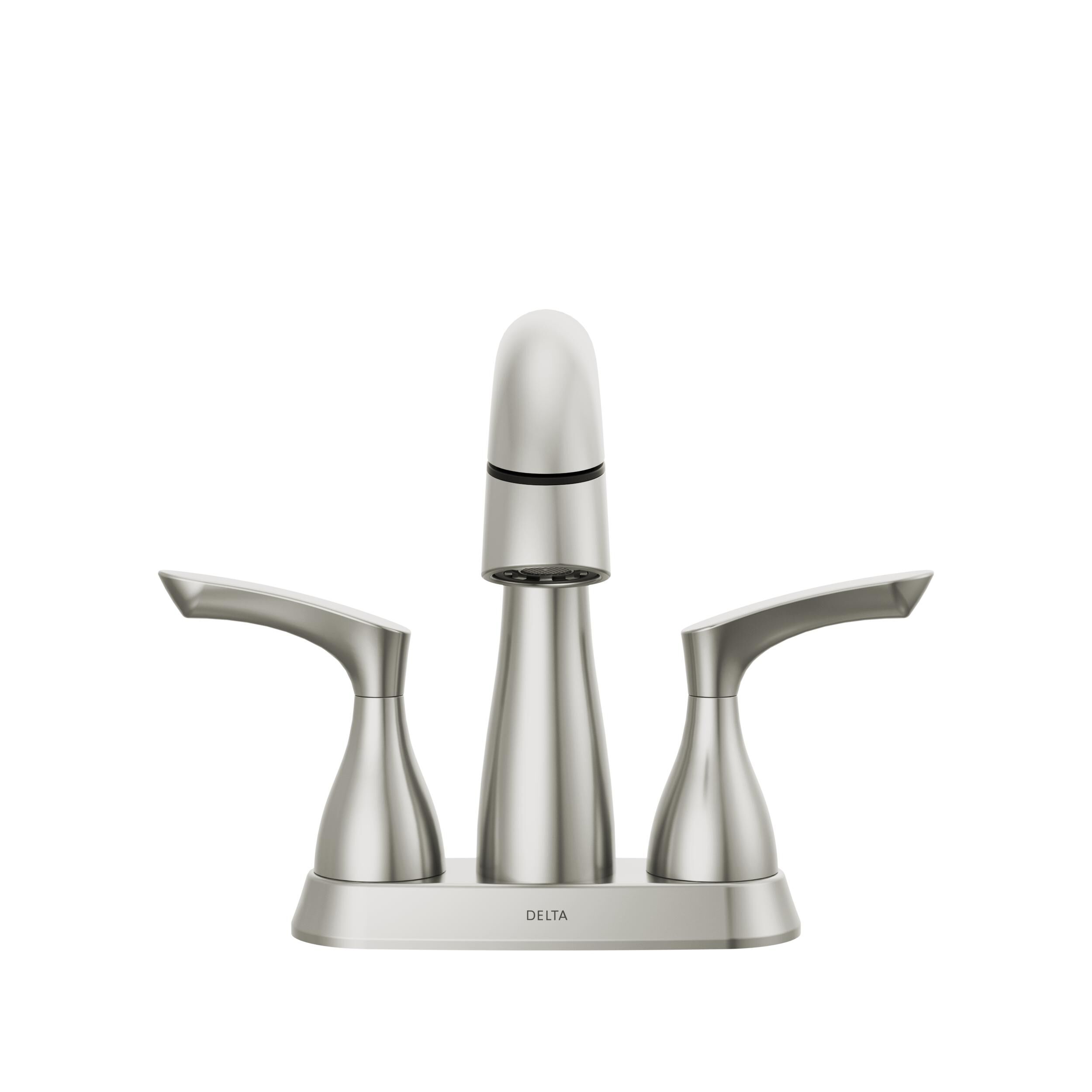 Two Handle Centerset Bathroom Faucet (Recertified) in Spotshield