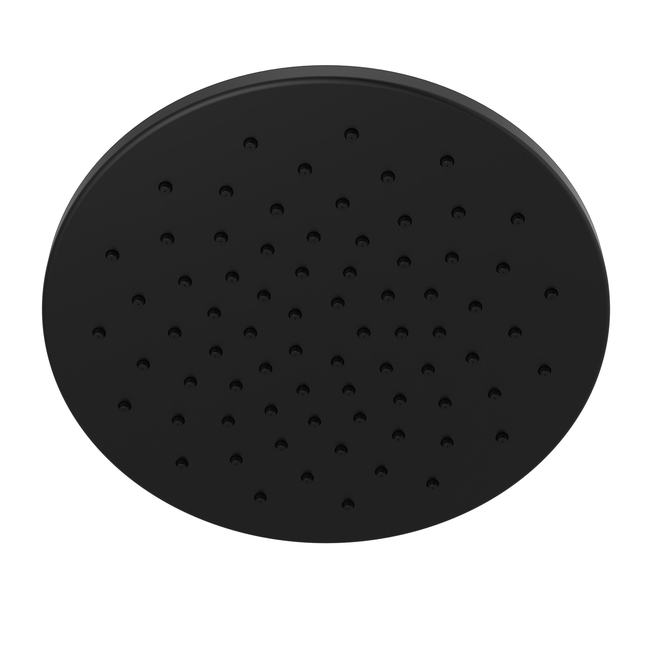 Single-Setting Metal Raincan Shower Head in Matte Black 52158-BL