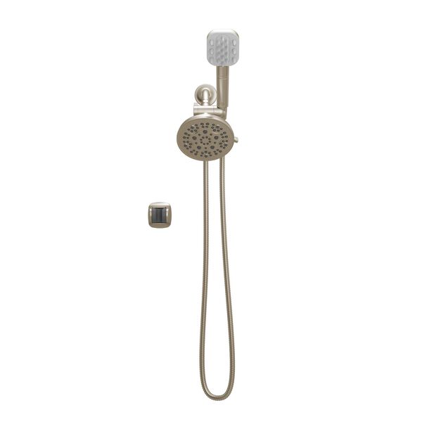 Detangling Hand Shower with 5- Setting Showerhead Bundle