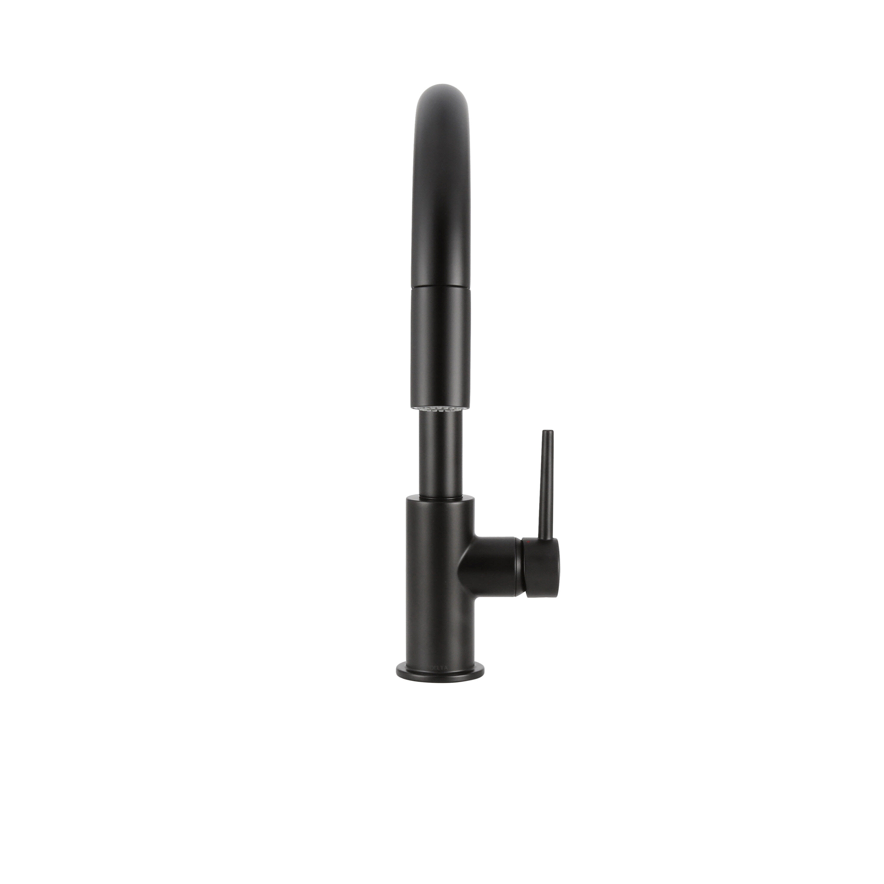 Single Handle Pull-Down Kitchen Faucet in Matte Black 9159-BL-DST