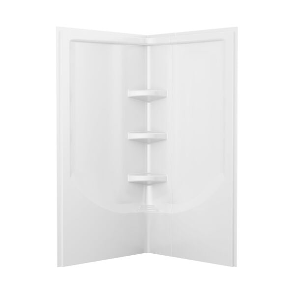 38'' Direct-to-Stud Corner Shower Wall Set