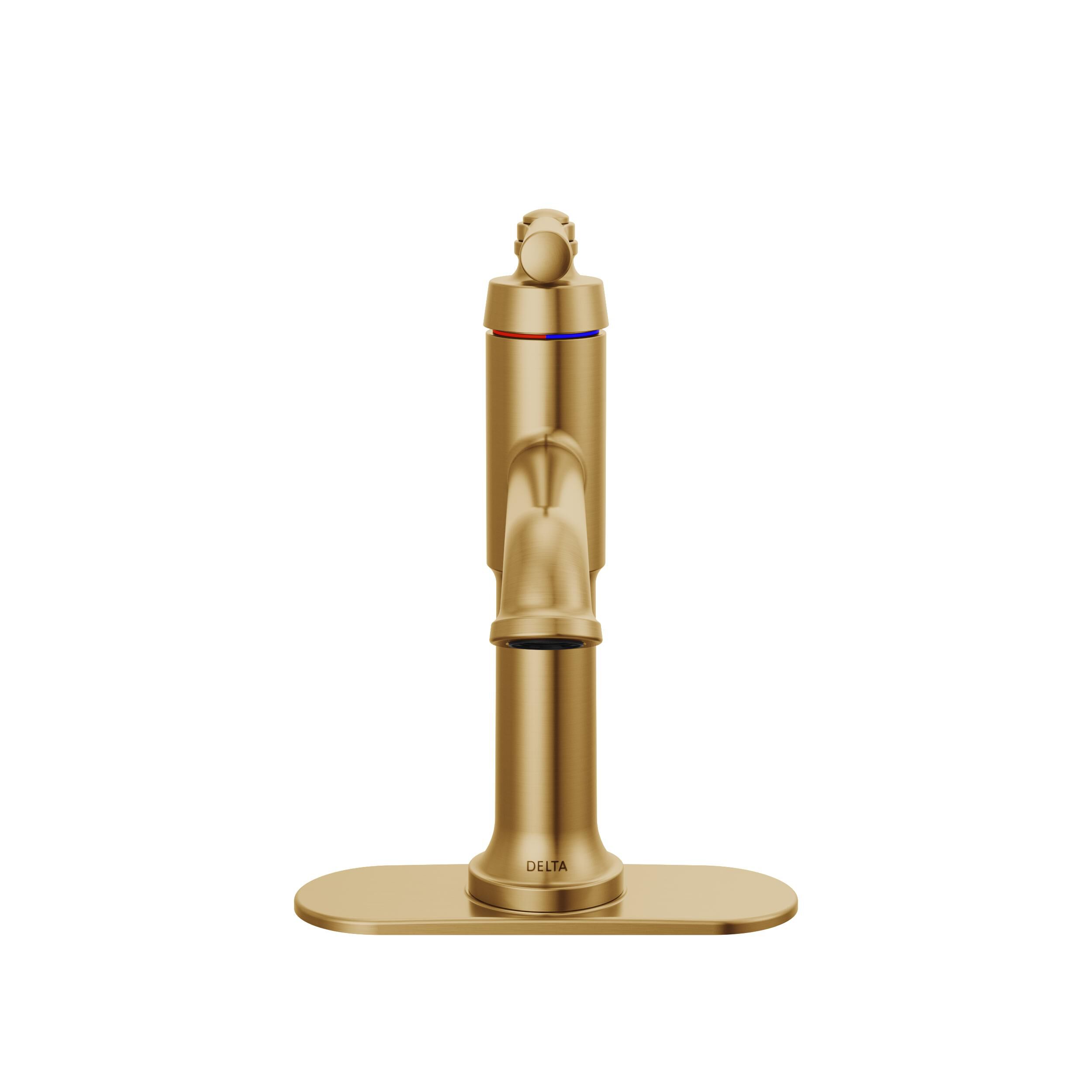 Single Handle Bathroom Faucet in Champagne Bronze 536-CZMPU-DST