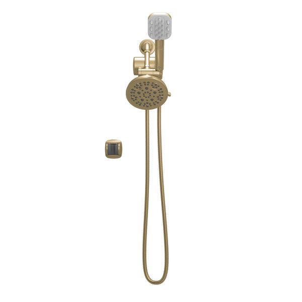 Detangling Hand Shower with 5- Setting Showerhead and Shower Filter Bundle
