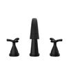 Two Handle Widespread Pull Down Bathroom Faucet