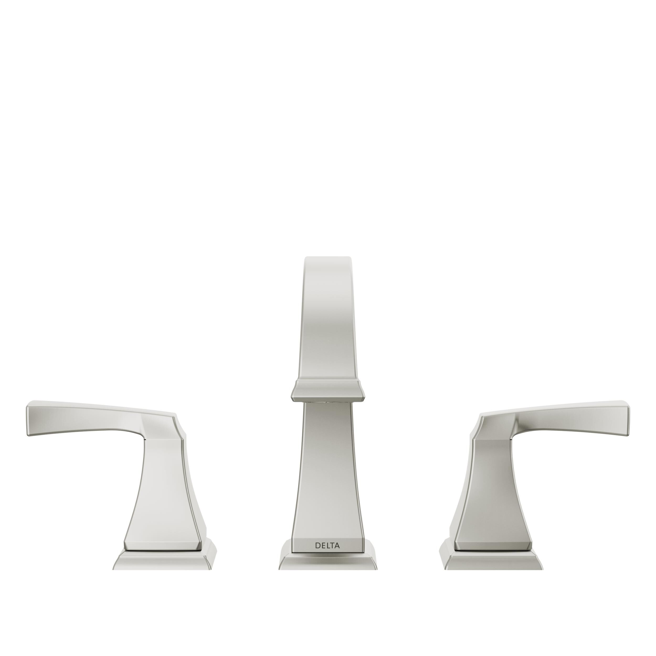 Two Handle Widespread Bathroom Faucet in Stainless 3551-SSMPU-DST