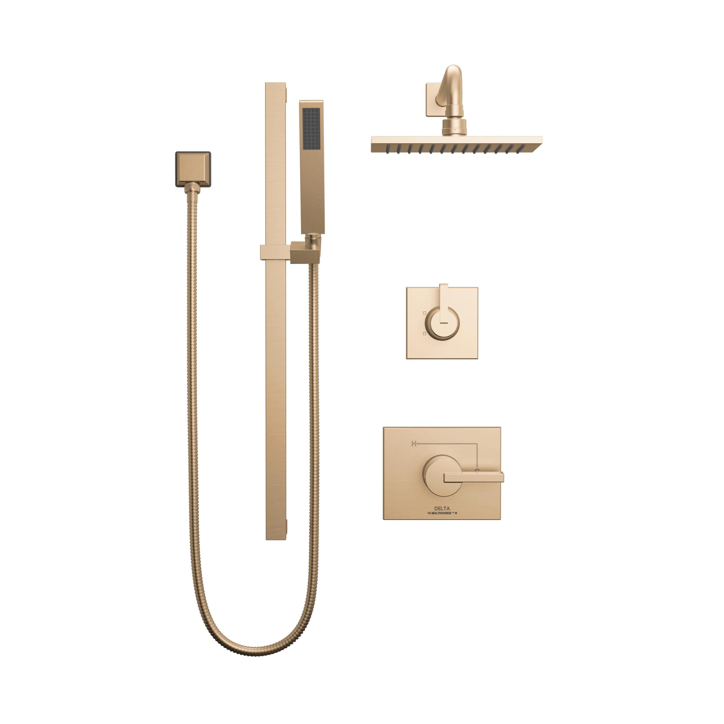 3-Function Custom Shower Bundle in Champagne Bronze FVS6-VO2101-CZ