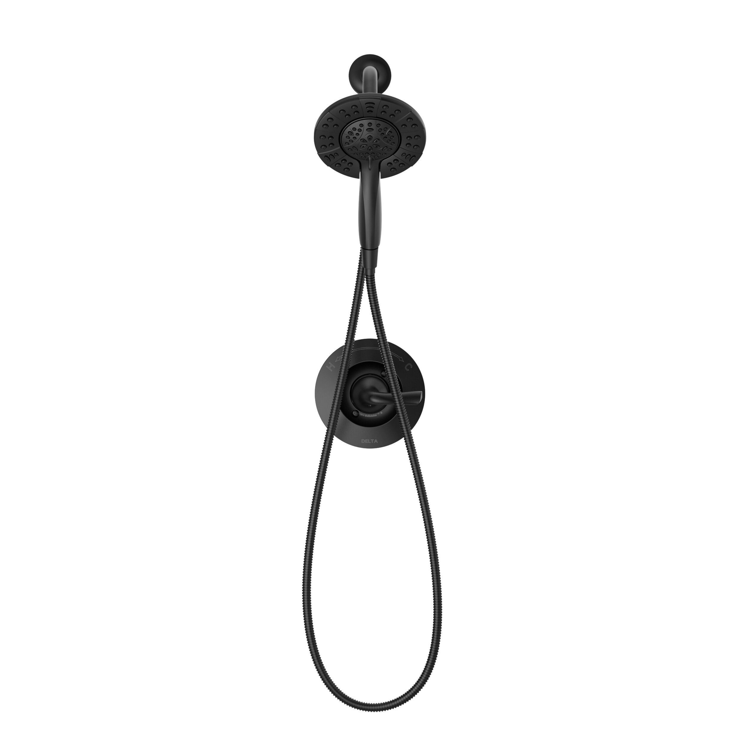 Shower Rough & Trim 14S (Recertified) in Matte Black 142840-BL-I-R
