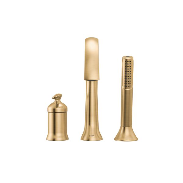 Three Hole Roman Tub Trim with Hand Shower