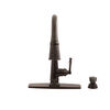 Single Handle Pull-Down Kitchen Faucet with Soap Dispenser and ShieldSpray Technology